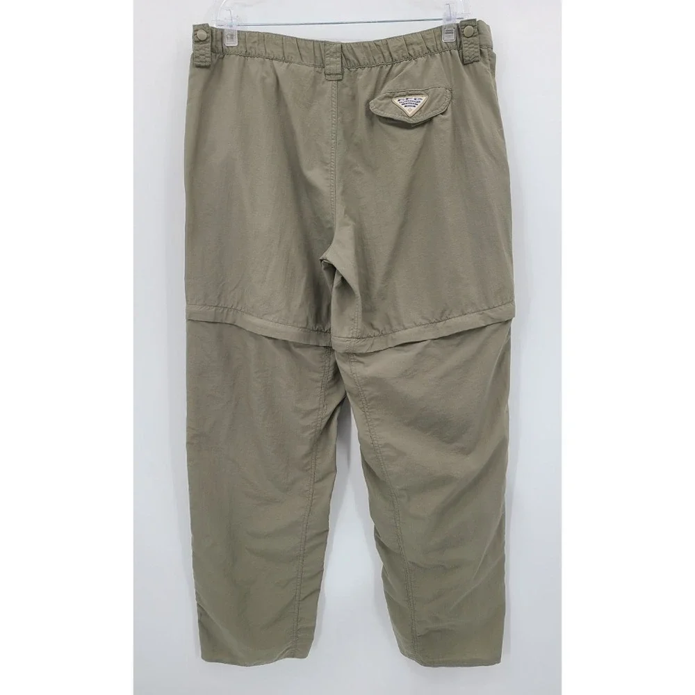 Gorpcore Columbia PFG Omni-Shade Mens Pants Large Convertible Zip Off Outdoor